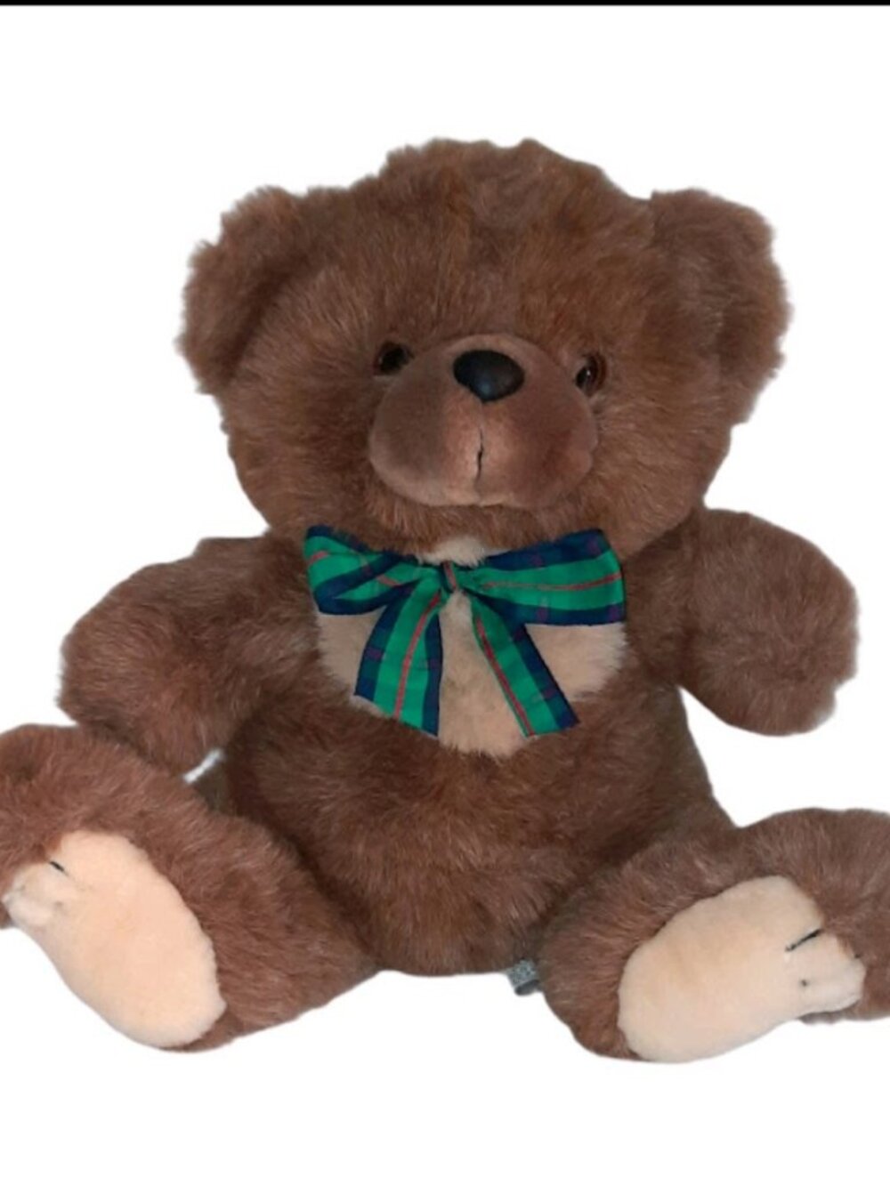 Vintage 1994 Toys R Us Geoffrey Brown Bear Plush Stuffed Toy 12"